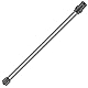 Italdos Teleskoprohr Starre Verlängerungsstange Kompatibel Mit Dyson V6 Animal DC 62 58 59 - Länge 73 cm Schlauch Mit Schnellverschluss - Silber