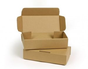 Opakowania, tektura falista, pudełko wysyłkowe, e-commerce, przesyłki pocztowe, składane kartony z klapką, karton wysyłkowy, karton wysyłkowy, karton listowy 150 x 100 x 50 mm, wymiary wewnętrzne
