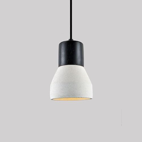 Lustre en béton blanc élégant pour apaiser l'ambiance de votre chambre à coucher