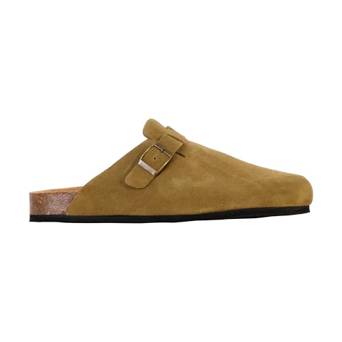 Mules planas de cuero Natural World: elegancia y confort duradero 2