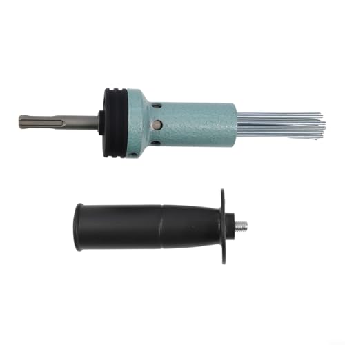 Adaptateur détartreur d'aiguille pour marteau électrique avec tige SDS compatible avec les marteaux électriques standard, avec acier trempé de qualité industrielle et design à 18 aiguilles