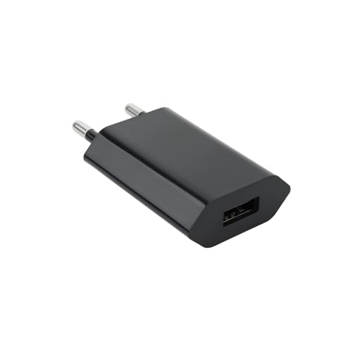 Mini Cargador USB 5V-1A, Compacto y portátil, Ideal para Cargar Dispositivos móviles y Gadgets electrónicos.
