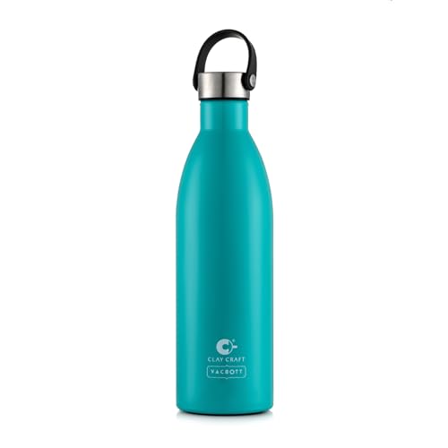 Image of CLAY CRAFT VACBOTT Mezo Double Walled|18 Hours Hot and 24 Hours Cold Vacuum Insulated|Flask Bottle 680ML, 1-Piece Bottles for Travelling|BPA-Free|Leak Proof|BIS Certified|1Year Limited Warranty