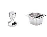 Apexstone Espresso Coffee Tamper 51mm, Coffee Knock Box Stainless Steel