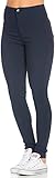 SOHO GLAM Super High Waisted Stretchy Skinny Jeans for Women (S-3XL) Navy Blue