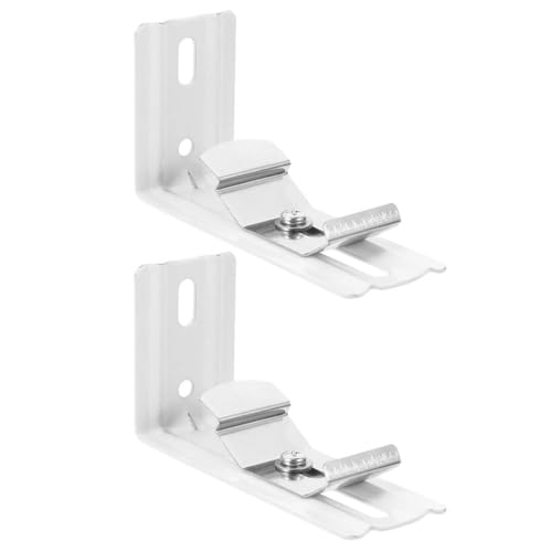 Ciieeo 2piezas Soporte para Persianas Verticales Clips De Montaje Soporte para Persiana Metálica Accesorios para Cortinas para Decoración De Interiores