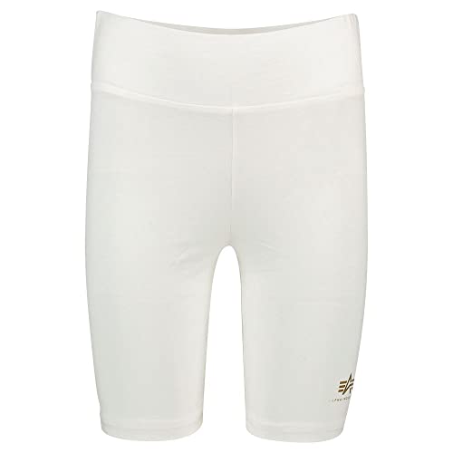 Short pour femme Alpha Industries imprimé métallisé cycliste stretch doux