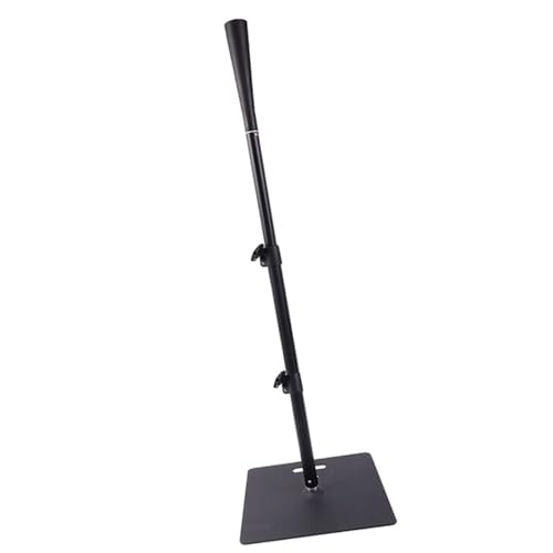 Vaveren Baseball Batting Tee Softball Batting Training Versatile Exercise Equipment Practice Adjustable Height for Stadiums Outdoor, 3Section 45 to 120cm