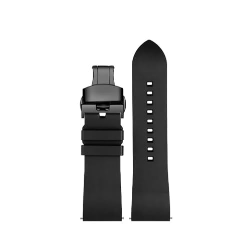[X] NCbN[XtbfSvXgbvB鎞vɃtBbgB20mmA21mmA22mmA24mm̃X|[cEHb`ohBFit For MidoɓKBFit For TissotɓKB(Black black buckle,21m