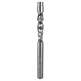 Whiteside UDFT2100 Spiral Up/Down Cut 2+2 Compression Flush Trim Router Bit: 1/4 Inch Cutting Diameter, 1/4 Inch Shank, 1 Inch Cutting Length, Double Bearing Guide
