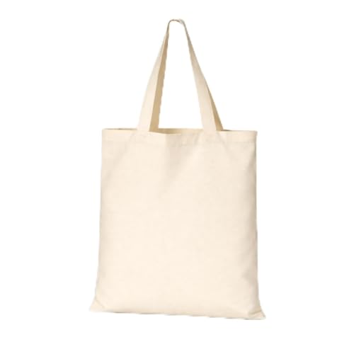 Bolsa Sacola Eco Bag de Algodão 30 x 40 cm Bege Cru Natural Ecológico e Reutilizável com Costura e Alças Reforçadas - Kit 10 Unidades
