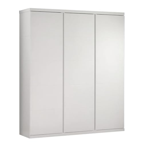C L'AFFAIRE Armoire 3 Portes Laquée Blanche - DEBIA