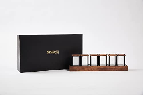 Image of Nixie Tube Clock Walnut Digital Desk Clock, Support Wi-Fi Time Calibration, Alarm and 12 /24h Display, No Assemble Required - A Retro Gift for Friends