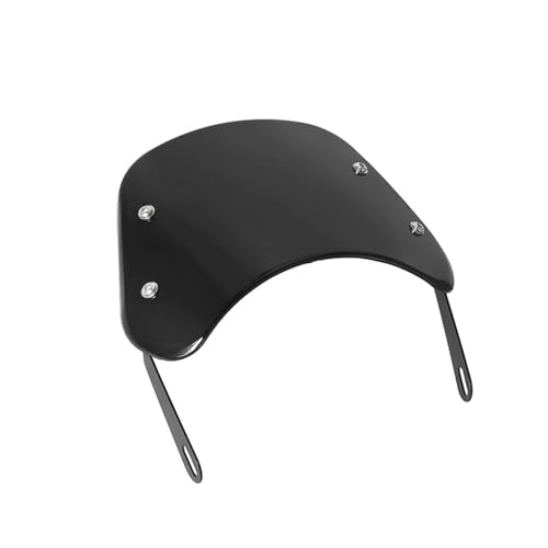 Déflecteur de pare-brise moto aérodynamique anti-vent pour phare rond