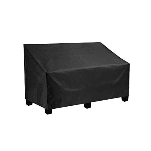 2 Pedazo Cubierta De Muebles De Patio Cubierta De Banco Al Aire Libre, Impermeable A Prueba De Polvo Loveseat Muebles Salón Porche Sofá Protectores-210D Oxford134X66X89cm(52.7X26X35in) Cover