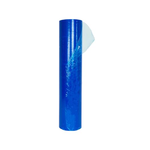 SILISTO 1x Rolle Fensterfolie - 25cm x 100m, Blau - selbstklebende Glasschutzfolie, Abdeckfolie,...