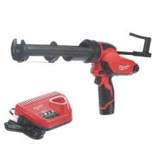 Milwaukee Electric Tool 2441-21 M12 Caulk Gun Kit, 12 V