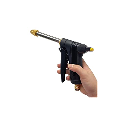 Pistola de agua de alta presión Lavadora de autos Pistola rociadora de limpieza Boquilla de manguera de riego de jardín Pistola de agua de riego por aspersión ajustable Pistola de agua de alta presió