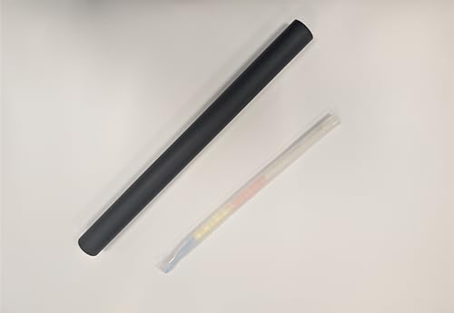 Image of Extra Large Chalkboard Peel and Stick Paper 9 Feet roll (108 inches) + (5) Color Chalk Included - by Simple Shapes (Pack of 3)