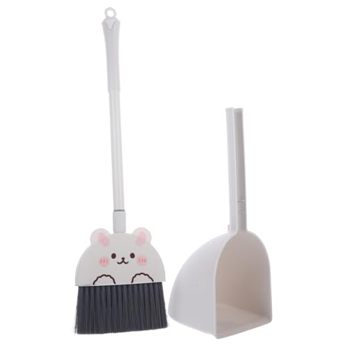Happyyami 1Set Broom and Dustpan Cleaning Tools Ergonomic Design for Boys and Fun Housekeeping Helper Kit for Learning Responsibility and Hands Skills