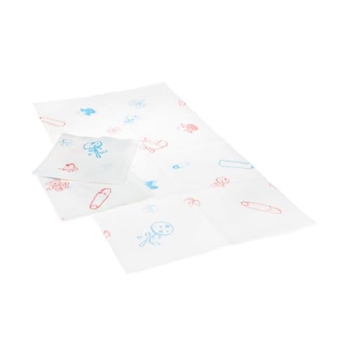 Baby Scale Liner, 13" x 22", Printed, 2-Ply Tissue + Poly, 250/cs