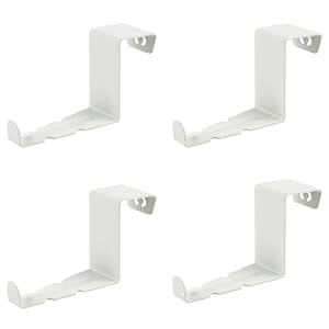 Ideen mit Herz Türhaken Weiß 4er-Set
