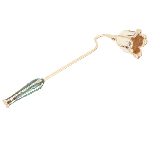 SOIMISS Éteignoir à Bougie en Métal 17X5X35 CM Outil D’Extinction de Flamme Long Manche pour Bougies Parfumées et Chauffe-Plat Accessoire Maison Sûr et Pratique Poids 90 G