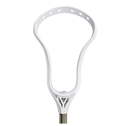 Silverfin Camber Lacrosse Head Unstrung Attack/Midfield (White)