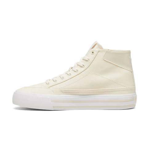 PUMA Mens Court Classic Vulc Mid Fs Sneakers Shoes Casual - White3