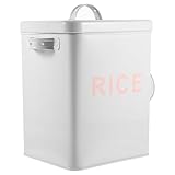 Seau à riz robuste : boîte de rangement multifonctionnelle, idéale pour le riz, le soja, la farine, les boîtes de thé et plus . seau à farine pour la maison