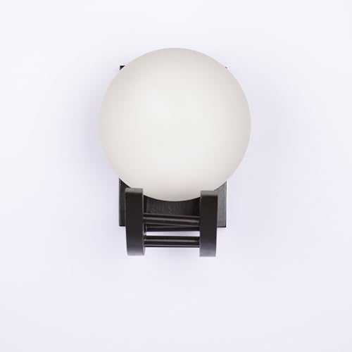 Image of BENE Dallas Wooden Indoor Modern Wall Light, E-27 Base Wall Lamp for Home Decor - Living Room, Bedroom, Dining, Hallway, Staircase, 14 cm (Wood, Pack of 2)