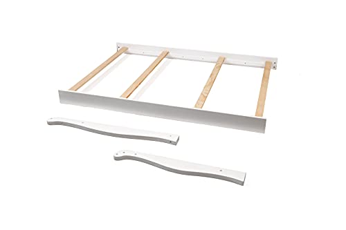 Image of CC KITS Full-Size Conversion Kit Bed Rails for Sorelle Crib & Changer Combos - Wood Rail - Toddler & Adult Bed Rail for Full-Size - Baby Furniture (Model #1105, Cherry - Tuscany Elite Crib & Changer)