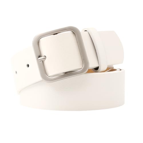 eYLun Womens Leather Belt Buckle Grommet Leather Waist Belts for Jeans Pants