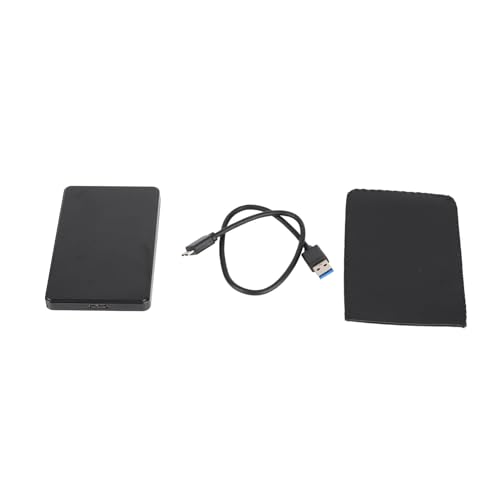 KIMISS Caja externa para disco duro 2.5" SATA USB 3.0 negra miniatura 4