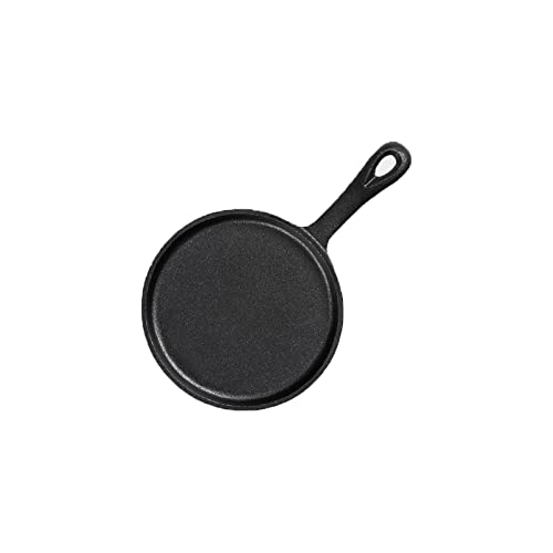 GAOBINGB Olla para estofado, Utensilios de Cocina de 13 cm/16 cm/20 cm, sartén de Hierro Fundido Gruesa para Tortillas y filetes, un Color, Grande