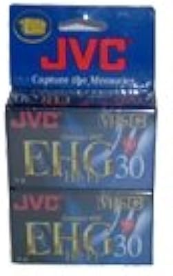 JVC 30-Minute VHS-C Camcorder Tapes (2 Pack) (TC30EHGBH2)