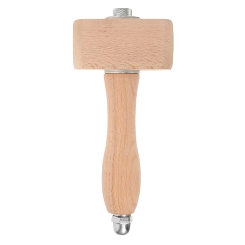 AUTSUPPL Craftsman Leather Carving Hammer Mallet Hammer for Leather Stamping DIY Crafting Tools
