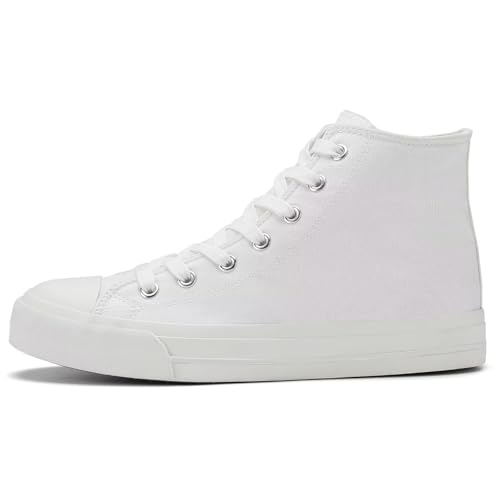 Rorbte Womens High Top Sneakers for Women Classic Lace Up Cotton Canvas Shoes Womens Casual Canvas Walking Shoes2