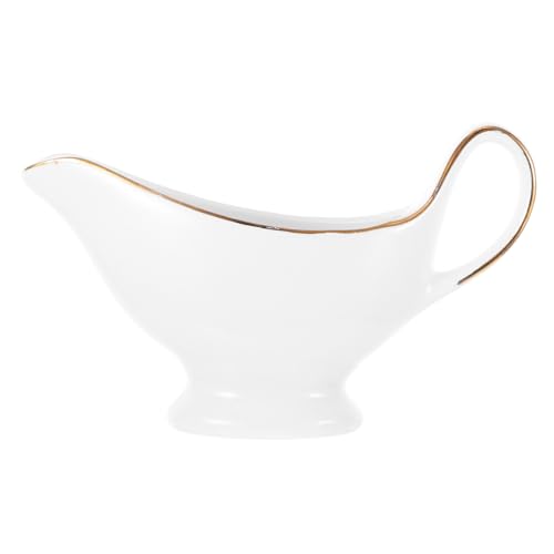 Warmhm Salsiera in Ceramica Per Casa e Ristoranti, Contenitore Per Salsa e Spezie, Brocca Multifunzionale Per Condimenti Alimentari, Facile Da Pulire e Conservare, Uso in Cucina e Feste