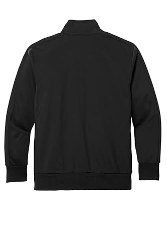 SPORT-TEK Youth Tricot Sleeve Stripe Track Jacket2