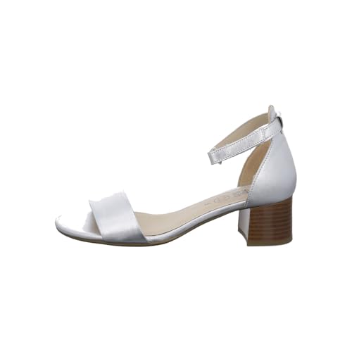 ARA Damskie sandały Prato, Srebro 047989, 40 EU