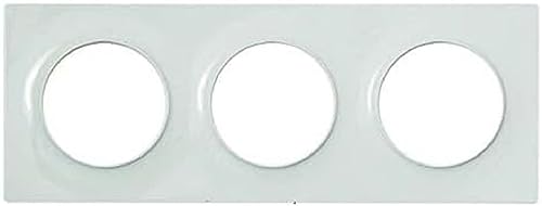 Schneider Electric S520706 Plaque 3 postes Odace Styl Blanc