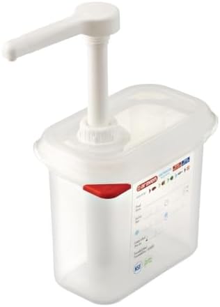 Araven CR821 Sauce Dispenser GN 1/9, 1.5 L, Transparent