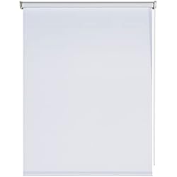 Persianas Oscuridad Total Estor Opaco Moon, Estor Enrollable Blackout, Oscuridad Total, Estores Oscurecedores Ideales para Ventanas y Puertas| Blanco, 200 cm x 250 cm