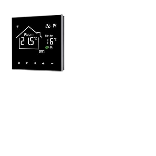 Termostato Inteligente TUYA WIFI TERMOSTAT SMART Lcd Mostrar pantalla táctil for el piso eléctrico de calefacción de piso/temperatura de la caldera de gases Remoto Controlador inalámbrico(WiFi WaterGa
