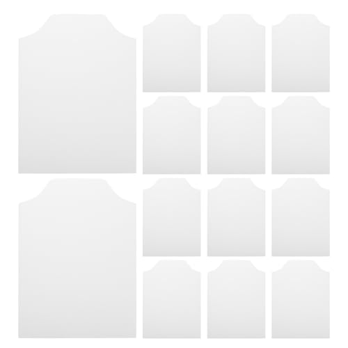 HOMSFOU Almohadillas de Cartón Doble Cara 22x30 Cm para Embalaje de Ropa, Inserto Plegable para Camisetas y Camisas, Prevención de Arrugas, Cartón Resistente para Manualidades