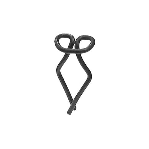 Auveco # 11406 Trim Clip Fastener 1/2" Head 1/4" Hole - Black Japan. Qty 100. Cover