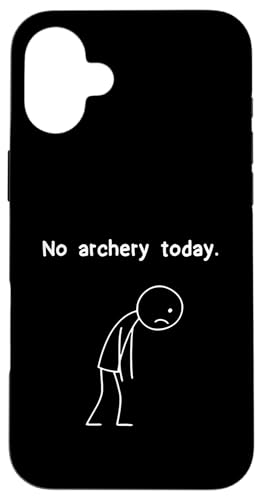 Funny Stickman No Archery Today �X�e�B�b�N�t�B�M���A �j�̎q ���̎q �L�b�Y �X�}�z�P�[�X iPhone 16 Plus �p