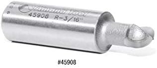 Miniatura 5 de Amana Tool - Caja de núcleo con punta de carburo 45904 Radio de 18 x 14 de diámetro x vástago de 14