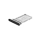jbTec Dual SIM-Tray kompatibel mit Samsung Galaxy S21+ Plus / S21 Ultra - Kartenhalter Slot Schlitten, Farbe:Schwarz